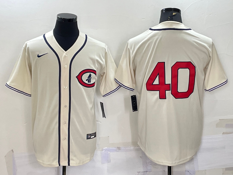 Men's Chicago Cubs Rich Harden #44.8 Cream Player Name Jersey