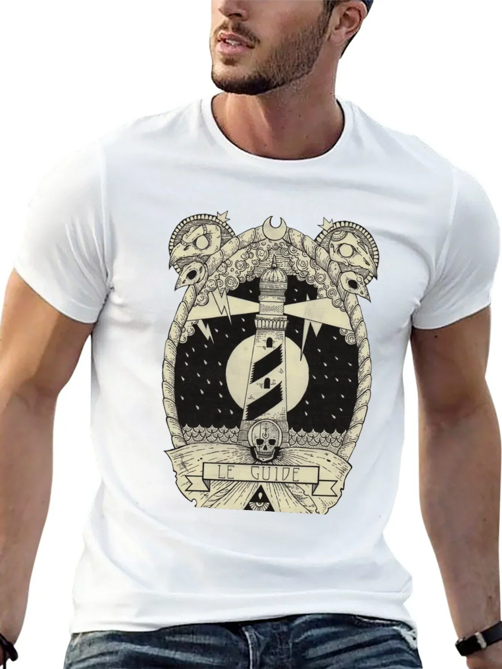 Le Guide Lighthouse Graphic T-Shirt