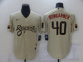 Men's Arizona Diamondbacks Madison Bumgarner #44.8 Beige Replica Baseball Jersey