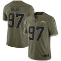 Joey Bosa Los Angeles Chargers Nike Salute To Service Limited Jersey - Olive