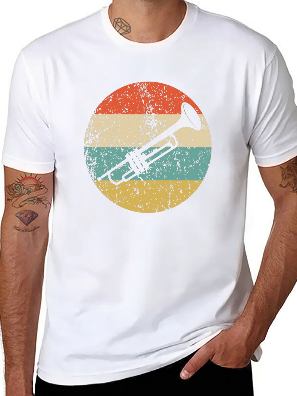 Retro Trumpet Graphic Tee