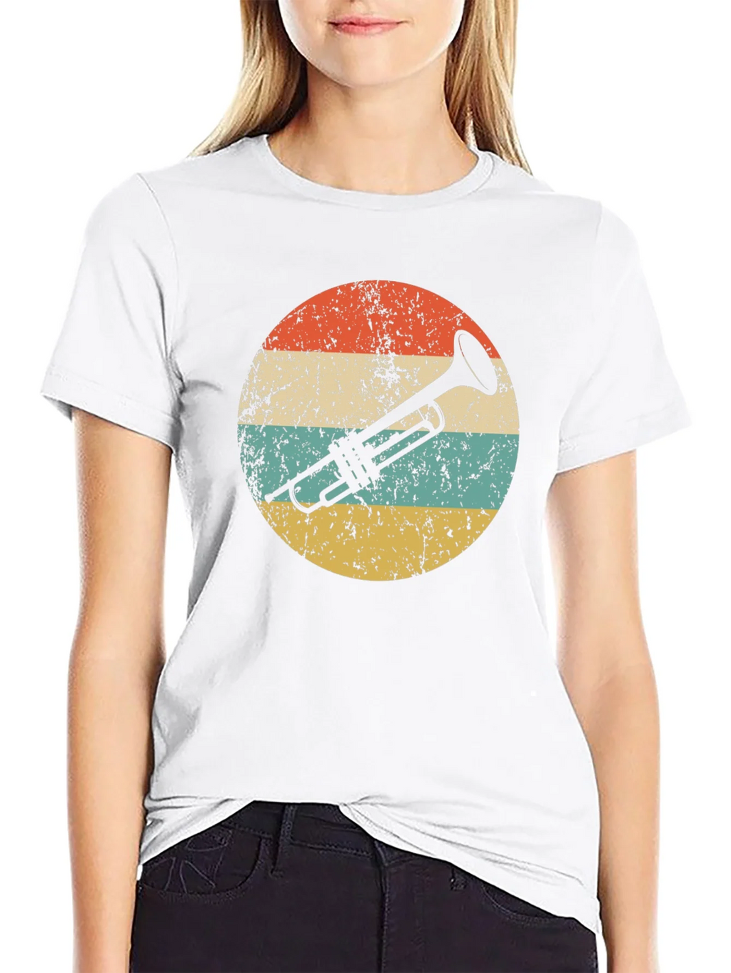 Retro Trumpet Graphic Tee