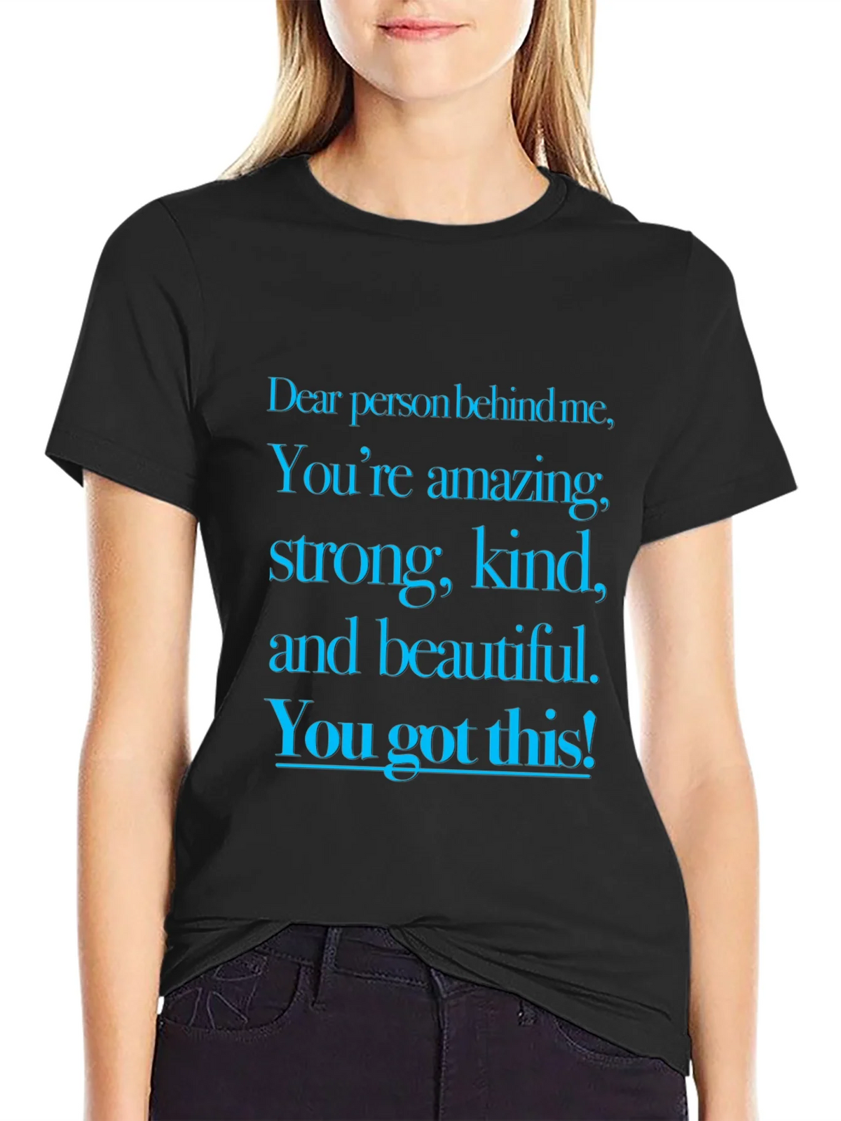 Inspirational Message Graphic T-Shirt