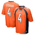 Jarrett Stidham Denver Broncos Nike Game   Jersey - Orange