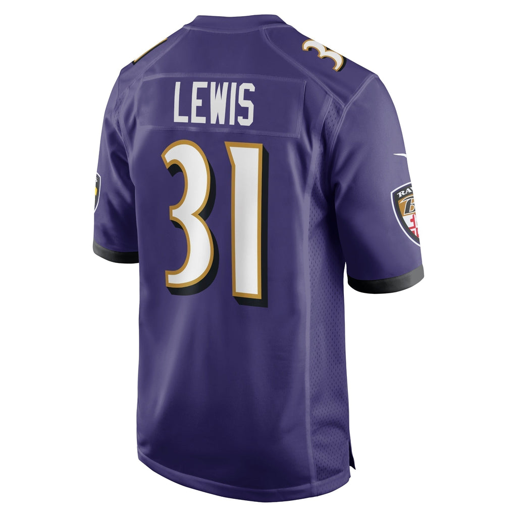 Jamal Lewis Baltimore Ravens Nike Retired   Game Jersey - Purple