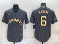 Men's Los Angeles Angels Anthony Rendons #6 Dark Grey Player Jersey
