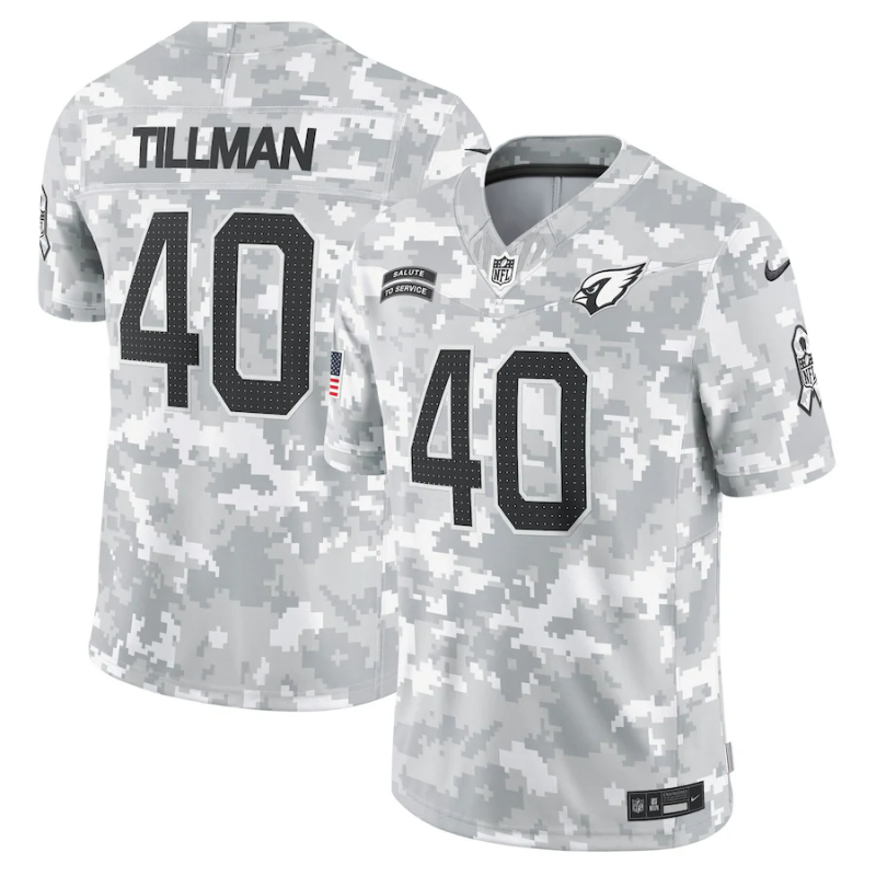 Men's Arizona Cardinals Pat Tillman #44.8 Arctic Camo 2024 Salute to Service Retired Player Limited Jersey1