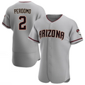 A.Diamondbacks #2 Geraldo Perdomo Player Gray Replica Elite Baseball Jerseys
