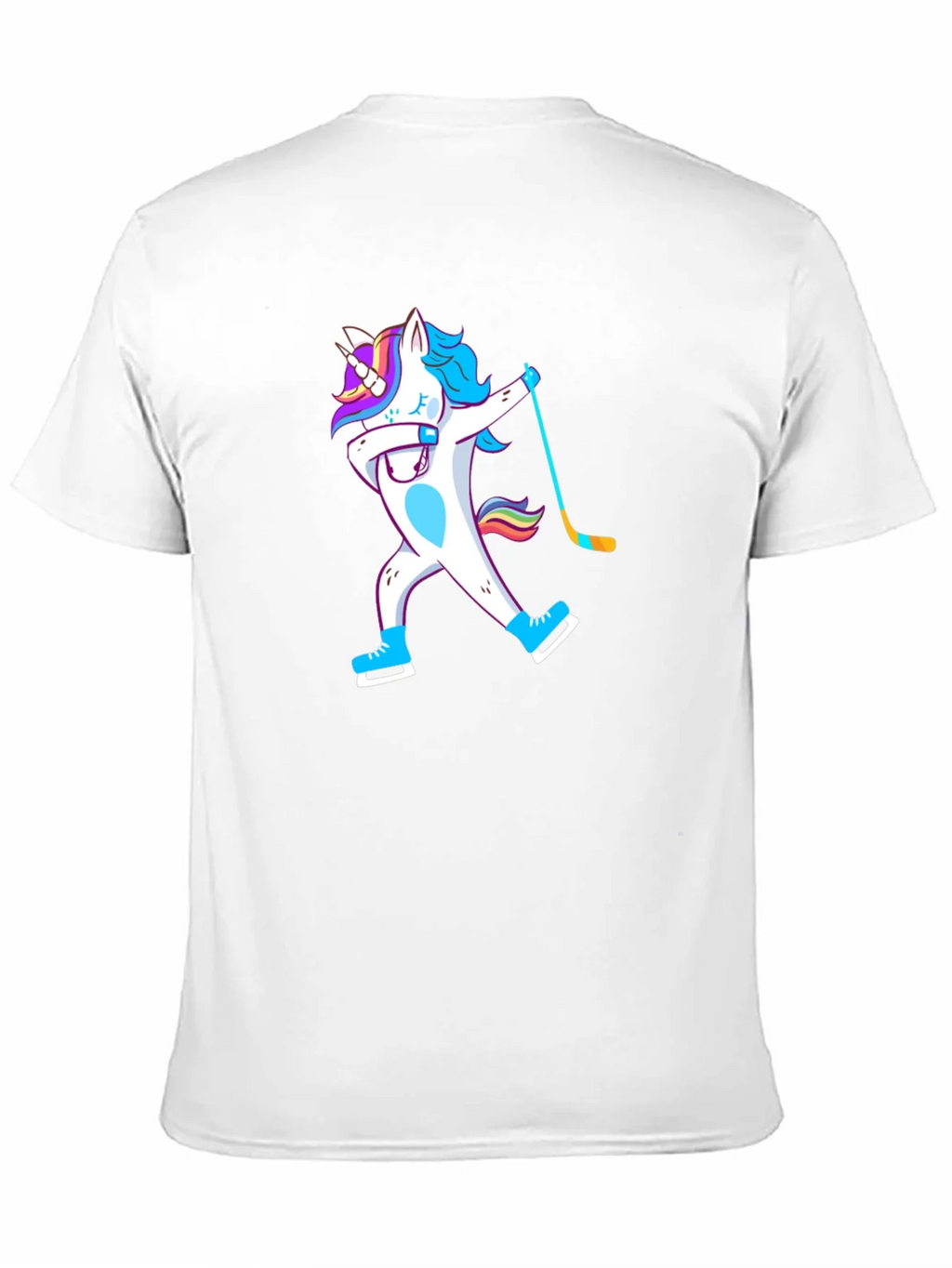 Unicorn Dabbing Hockey Player T-Shirt