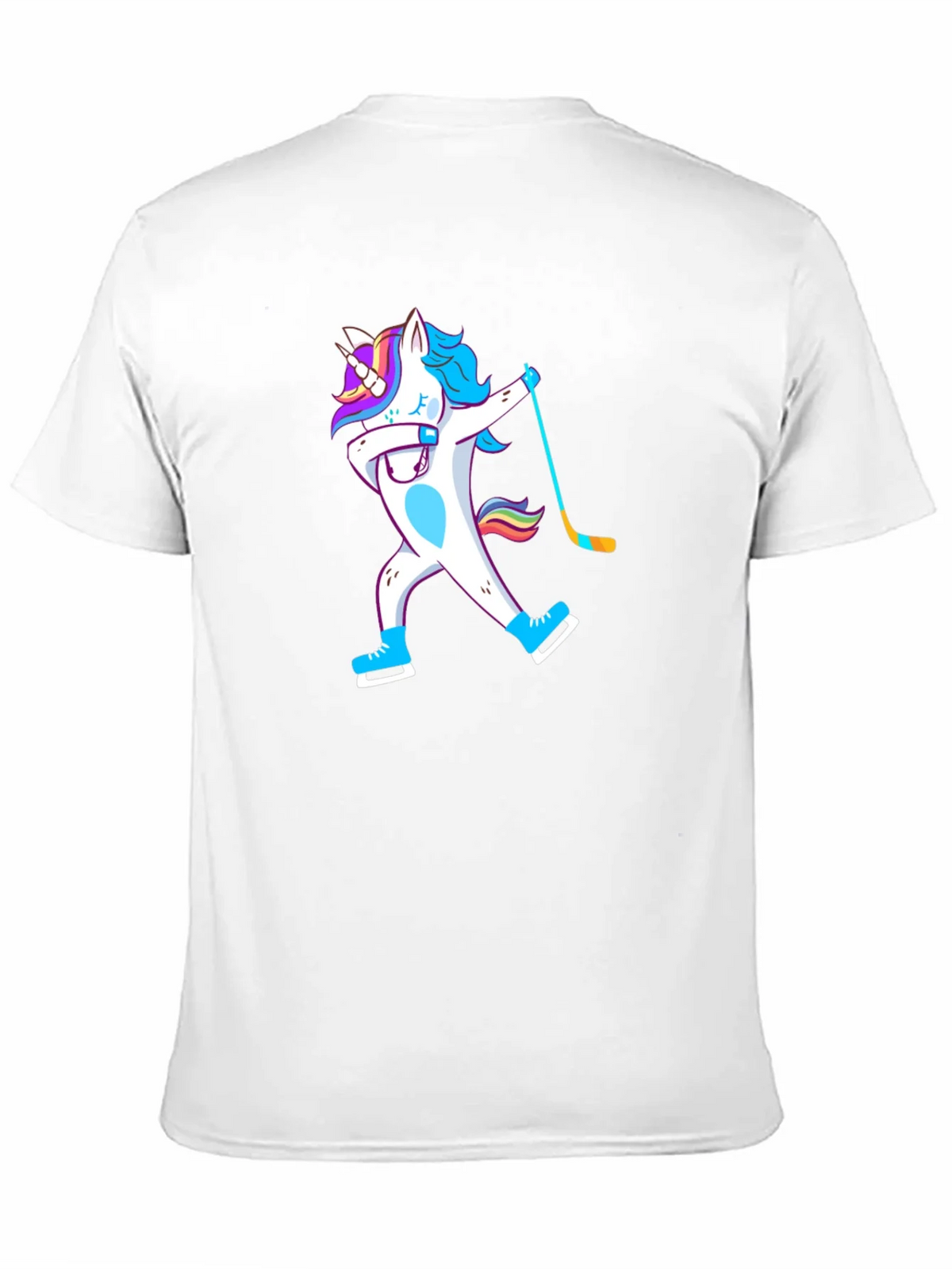 Unicorn Dabbing Hockey Player T-Shirt