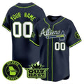 Custom A.Braves Atliens Vapor Premier Limited ��C All Stitched Baseball Jerseys