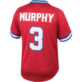 A.Braves #3 Dale Murphy Player  Mesh Batting Practice Baseball Jerseys - Red
