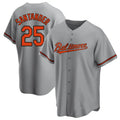 B.Orioles #25 Anthony Santander Player Replica Gray Game Baseball Jerseys