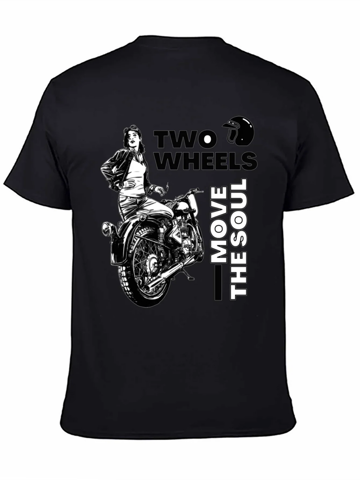 Two Wheels Move The Soul Biker T-Shirt