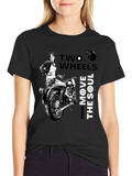 Two Wheels Move The Soul Biker T-Shirt