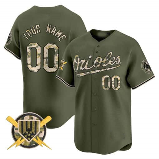 Custom B.Orioles Armed Forces Day Vapor Premier Limited ��C All Stitched Baseball Jerseys