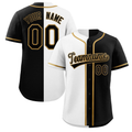 Custom Split Button Down Baseball Jersey Personalized Team Sports Uniform for AdultsYouth