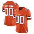 Custom D.Broncos Throwback Vapor Limited Orange Football Jerseys