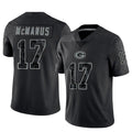 GB.Packers #17 Brandon McManus Player Black RFLCTV Limited Football Jerseys
