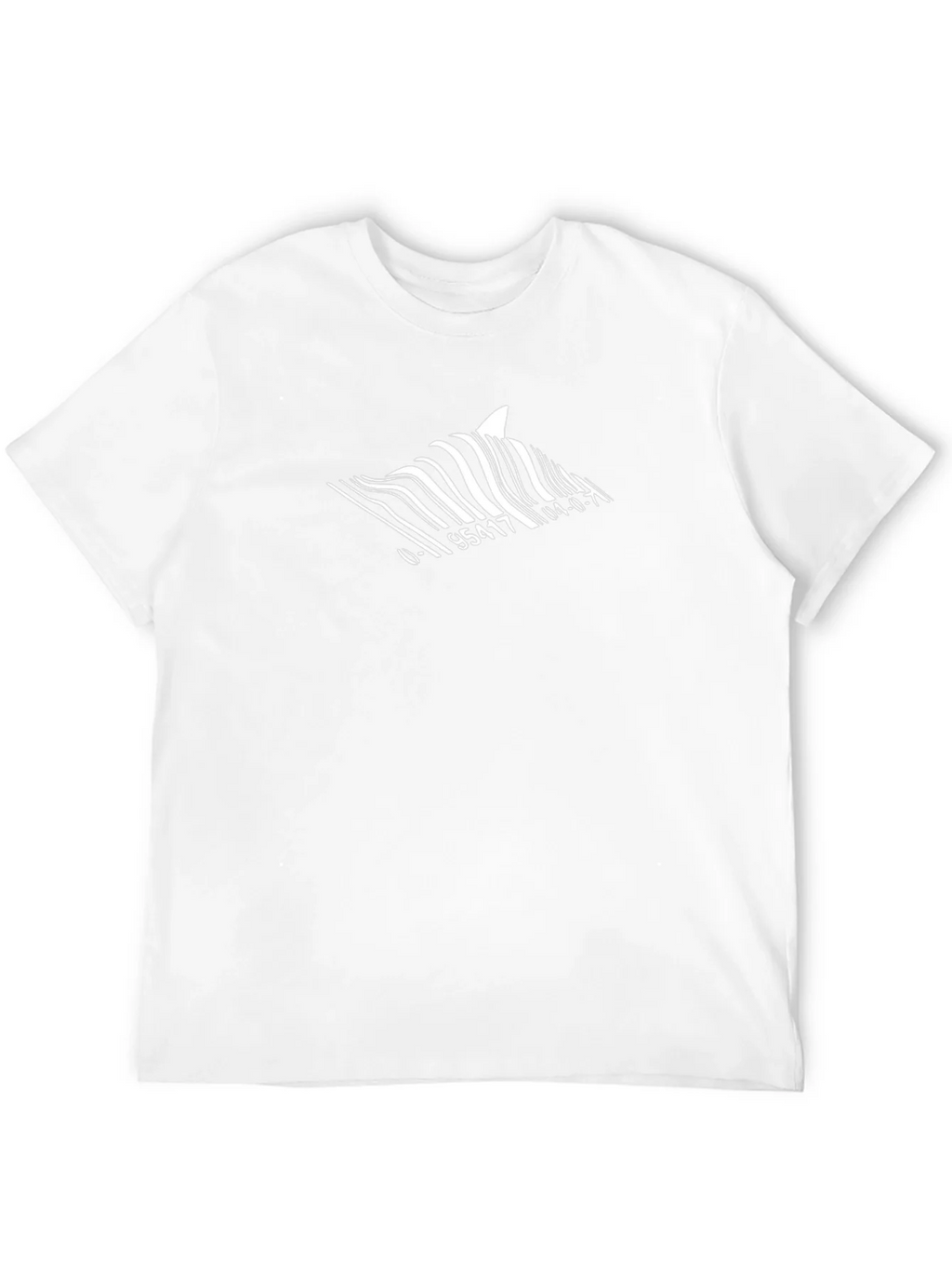 Shark Barcode T-Shirt - Unique Graphic Tee