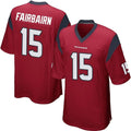 H.Texans #15 Ka'imi Fairbairn Player Red Game Football Jerseys