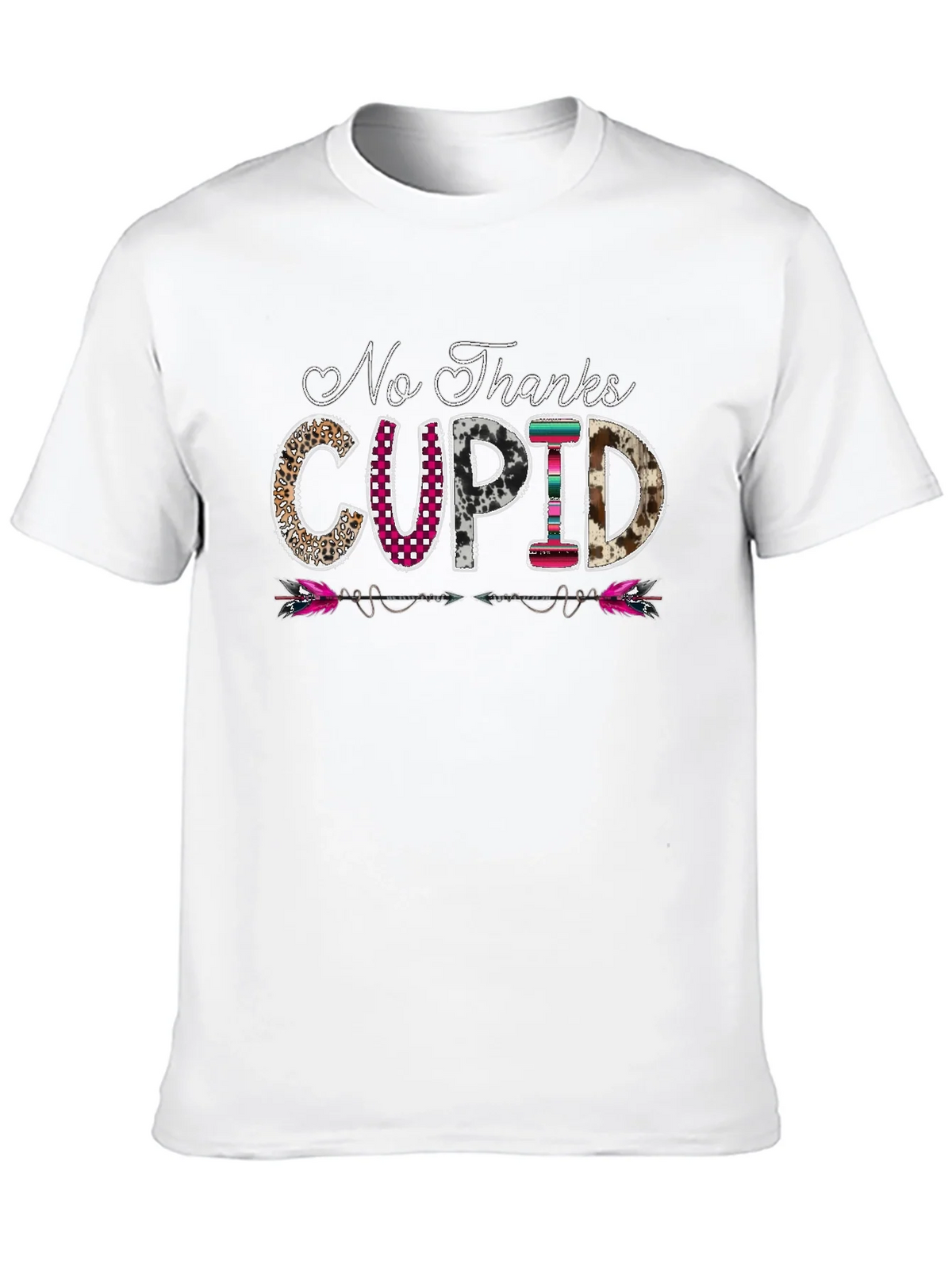 No Thanks Cupid Graphic Tee - Valentines Day