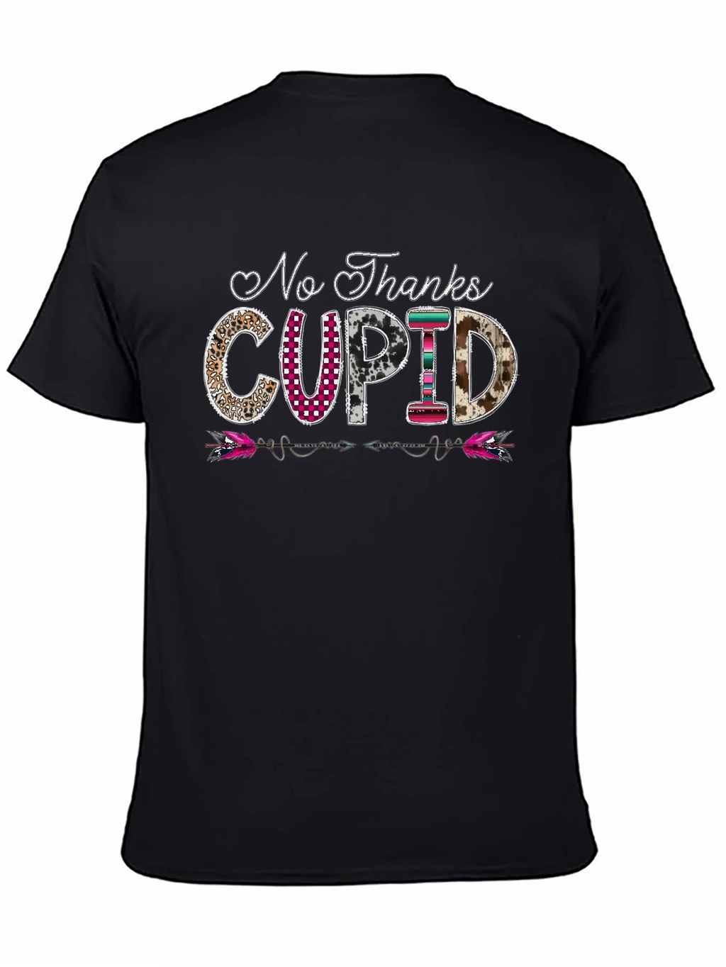 No Thanks Cupid Graphic Tee - Valentines Day