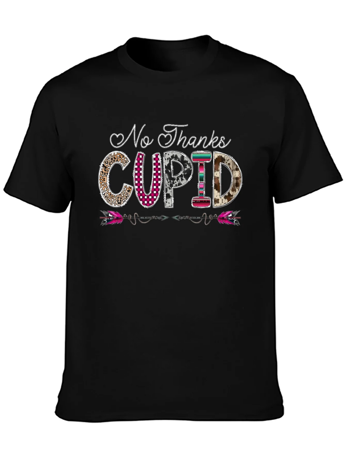 No Thanks Cupid Graphic Tee - Valentines Day