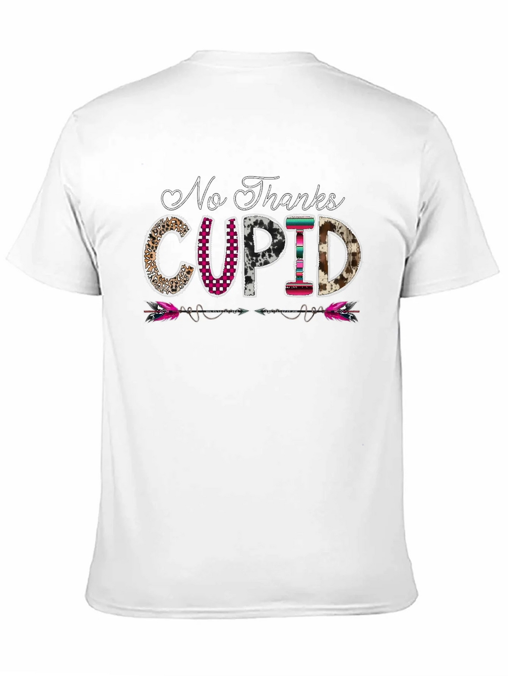 No Thanks Cupid Graphic Tee - Valentines Day