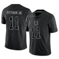 IN.Colts #11 Michael Pittman Jr. Player RFLCTV Limited Black Football Jerseys