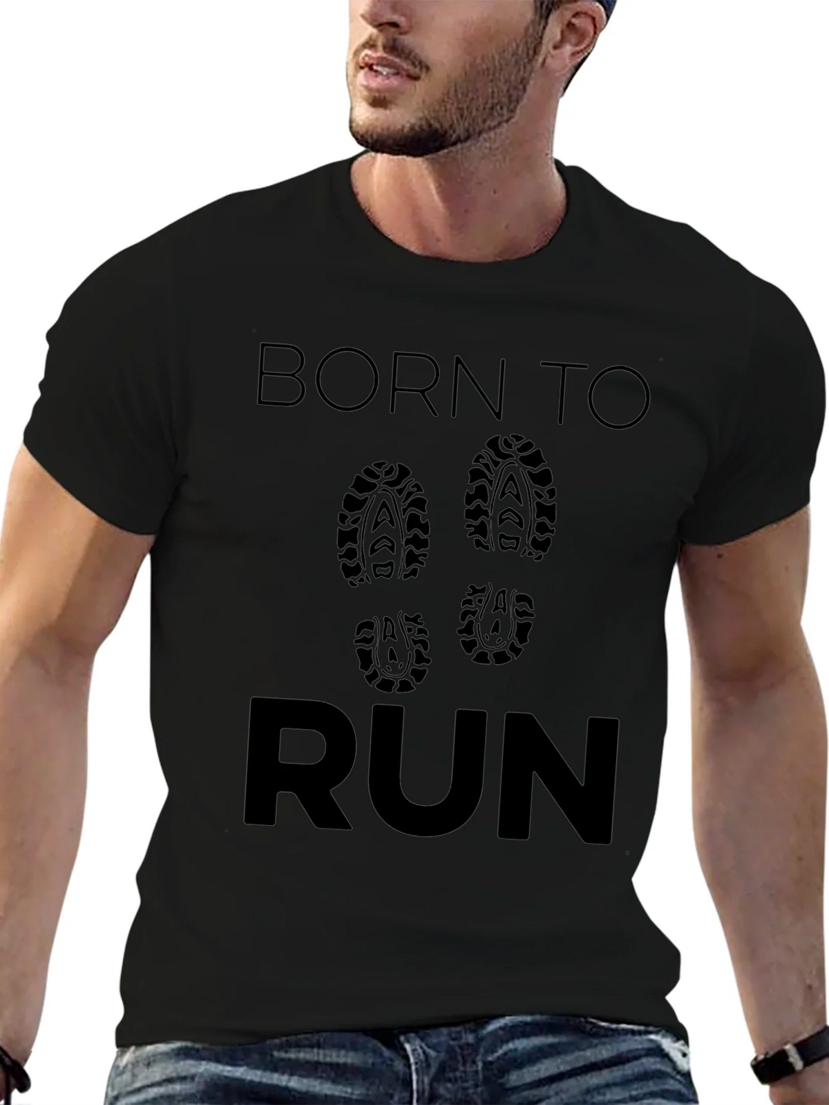 Born to Run Graphic T-Shirt for Runners