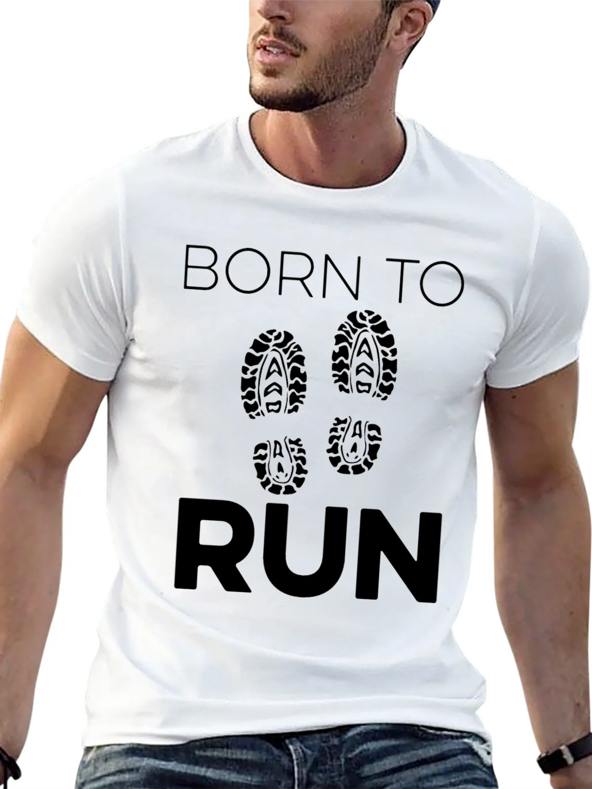 Born to Run Graphic T-Shirt for Runners