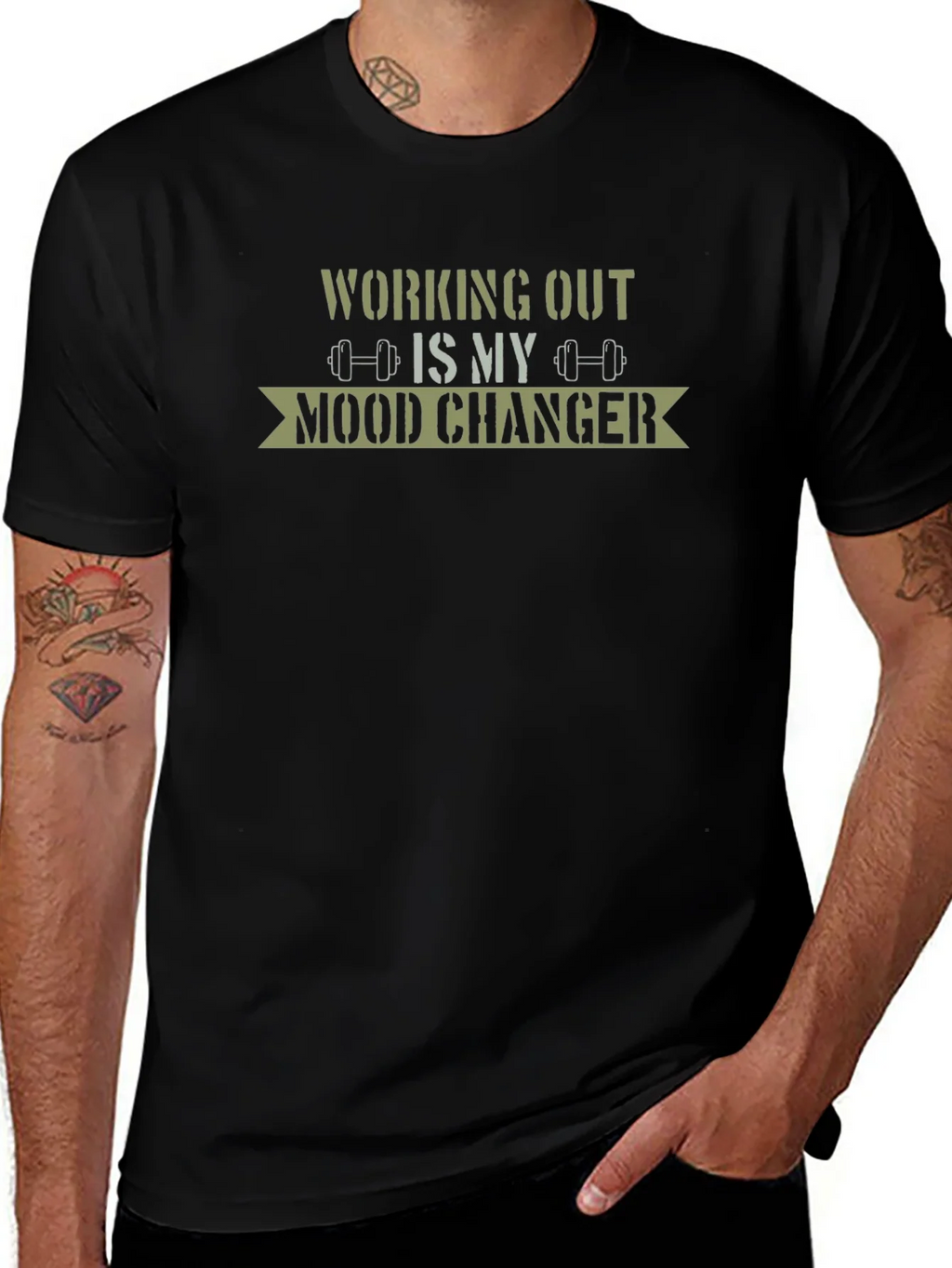Workout Mood Changer Tee - Gym Motivation Apparel
