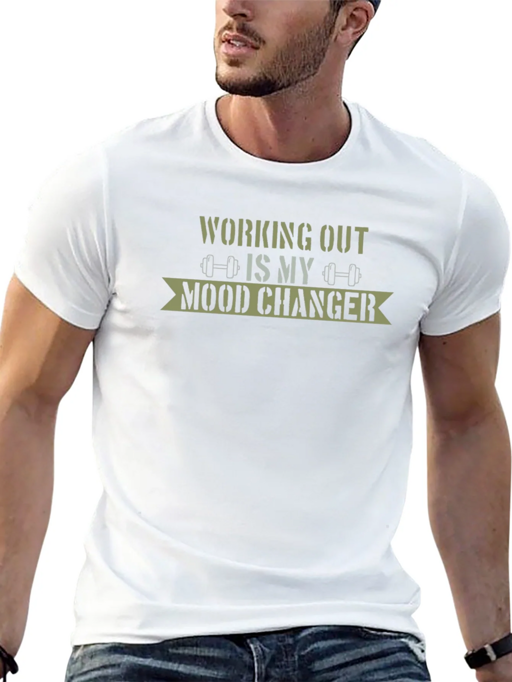 Workout Mood Changer Tee - Gym Motivation Apparel