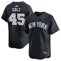 NY.Yankees #45 Gerrit Cole Player Black Road Replica Baseball Jerseys