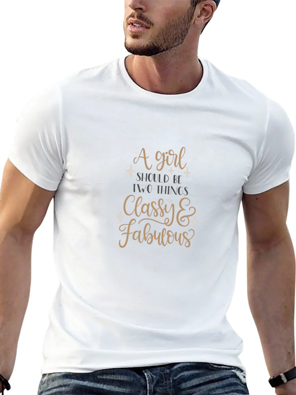 Classy & Fabulous Tee - Stylish Graphic T-Shirt