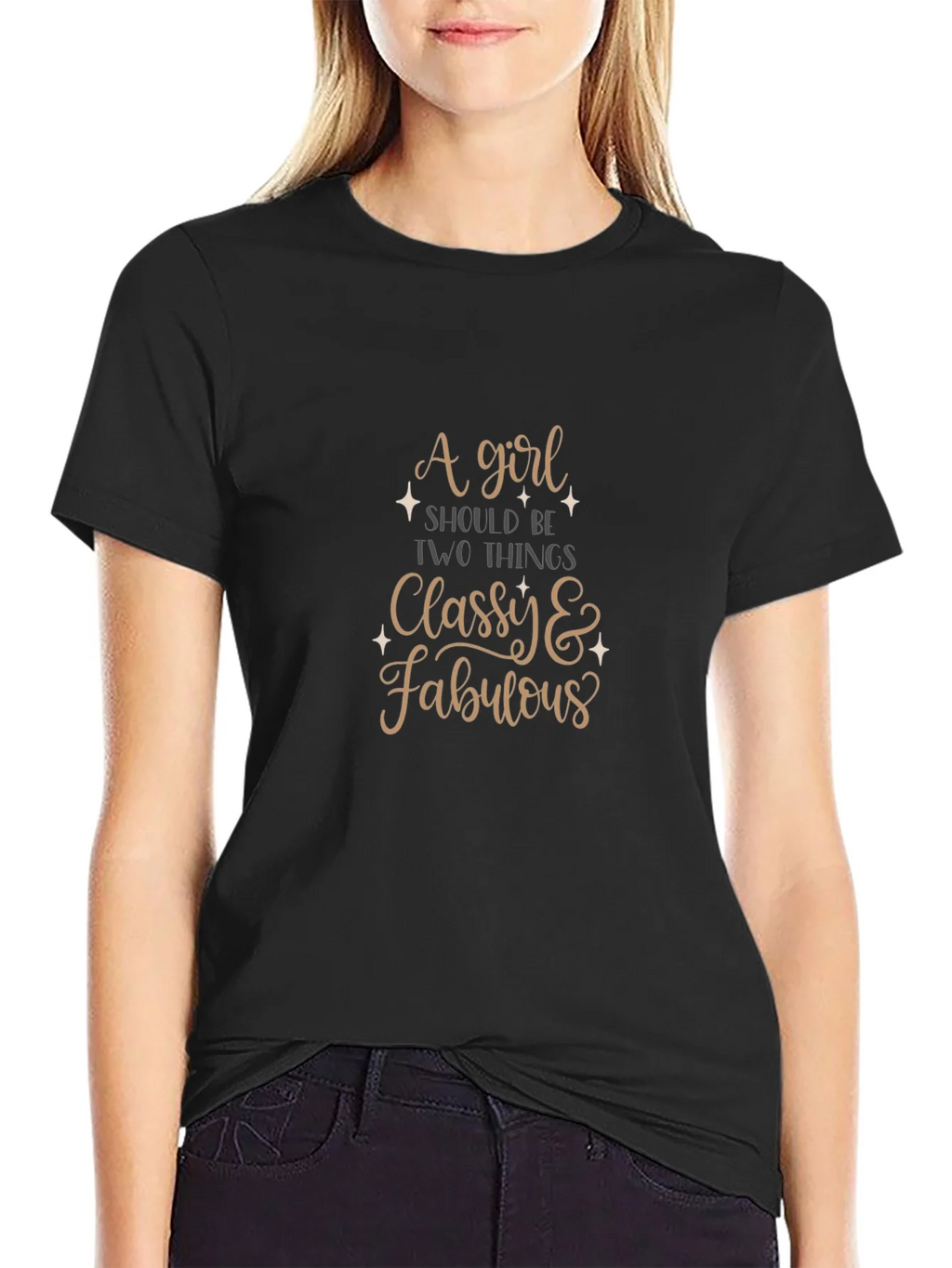 Classy & Fabulous Tee - Stylish Graphic T-Shirt