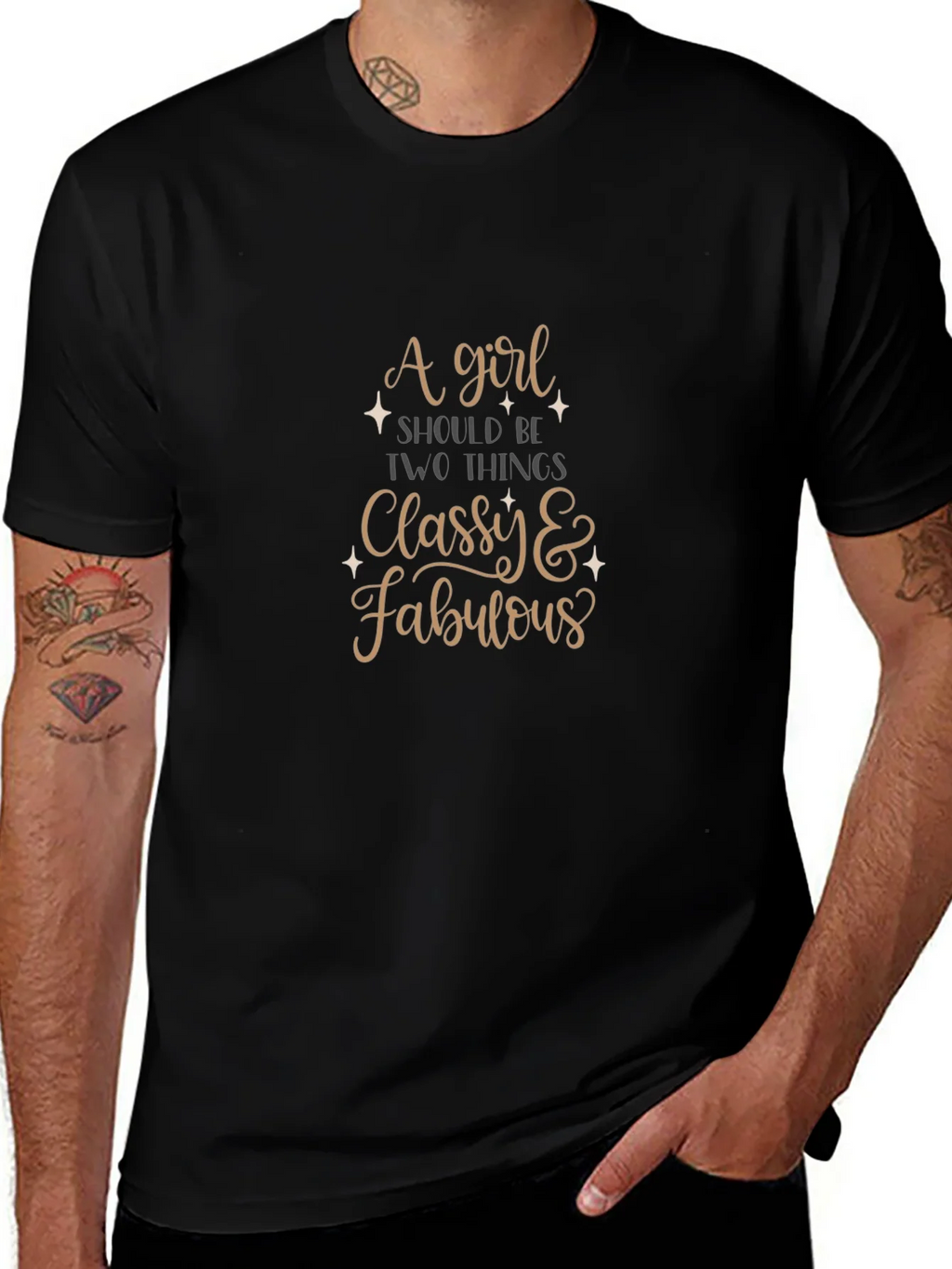 Classy & Fabulous Tee - Stylish Graphic T-Shirt