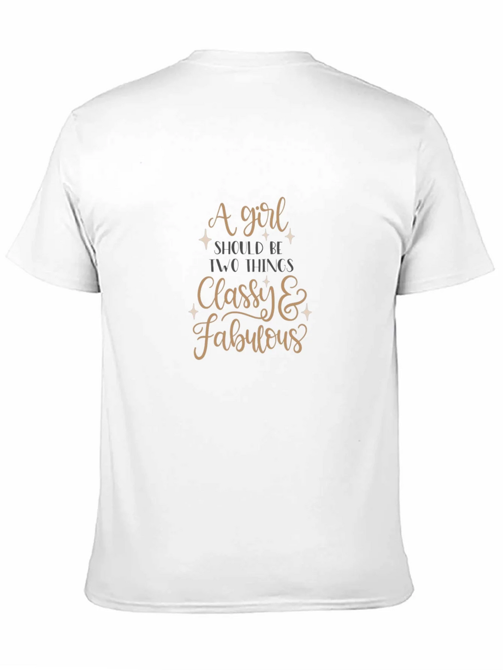 Classy & Fabulous Tee - Stylish Graphic T-Shirt