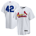 St.Louis Cardinals #42 Player White Home Jackie Robinson Day Replica Baseball Jerseys