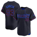 T.Blue Jays #93 Yimi Garcia Player Black City Connect Limited Baseball Jerseys