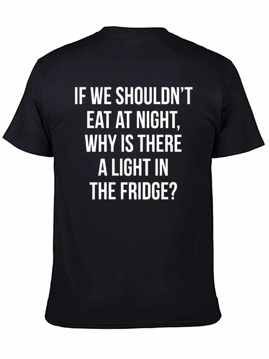 Funny Fridge Light T-Shirt - Midnight Snack Humor