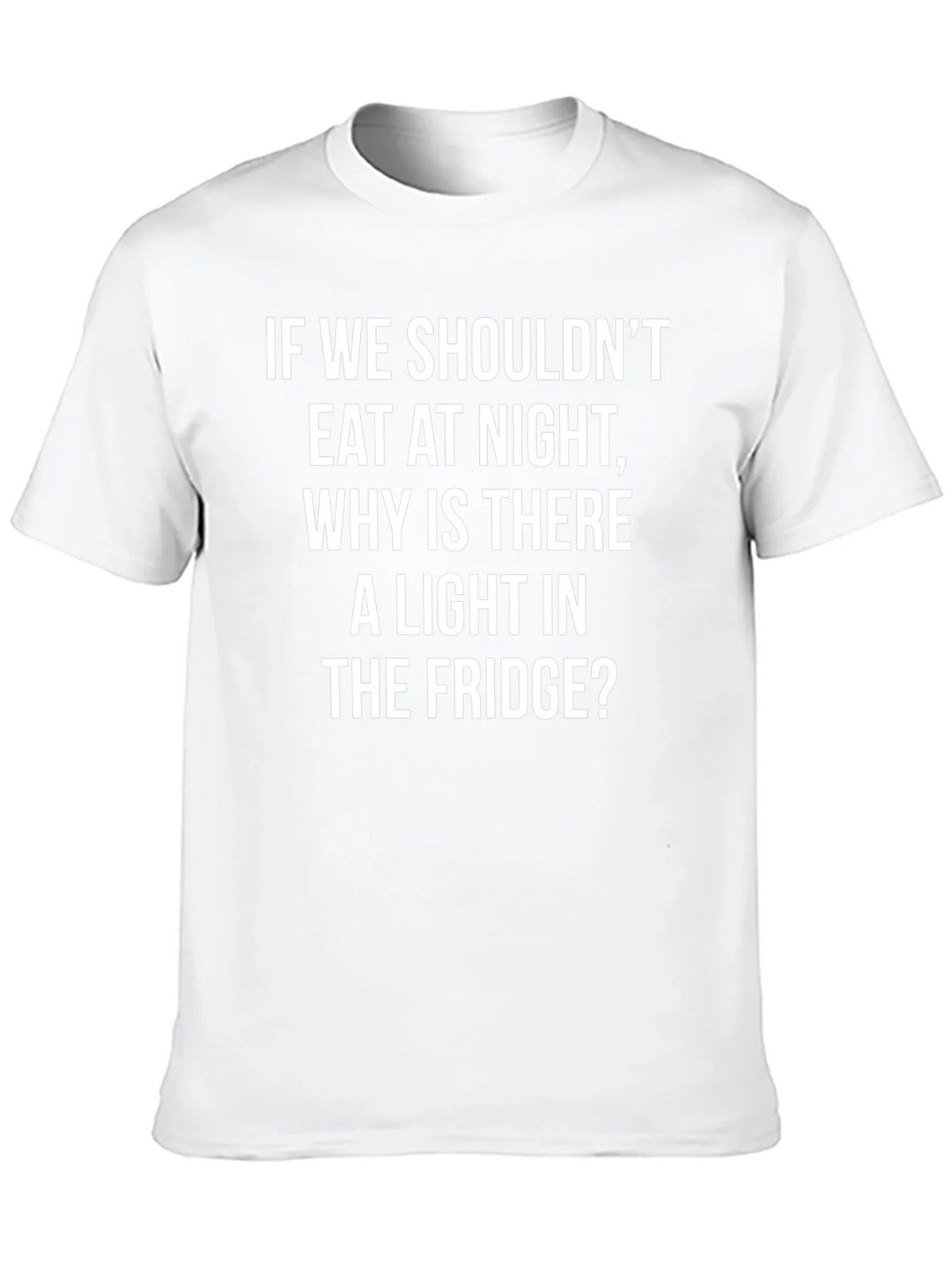 Funny Fridge Light T-Shirt - Midnight Snack Humor