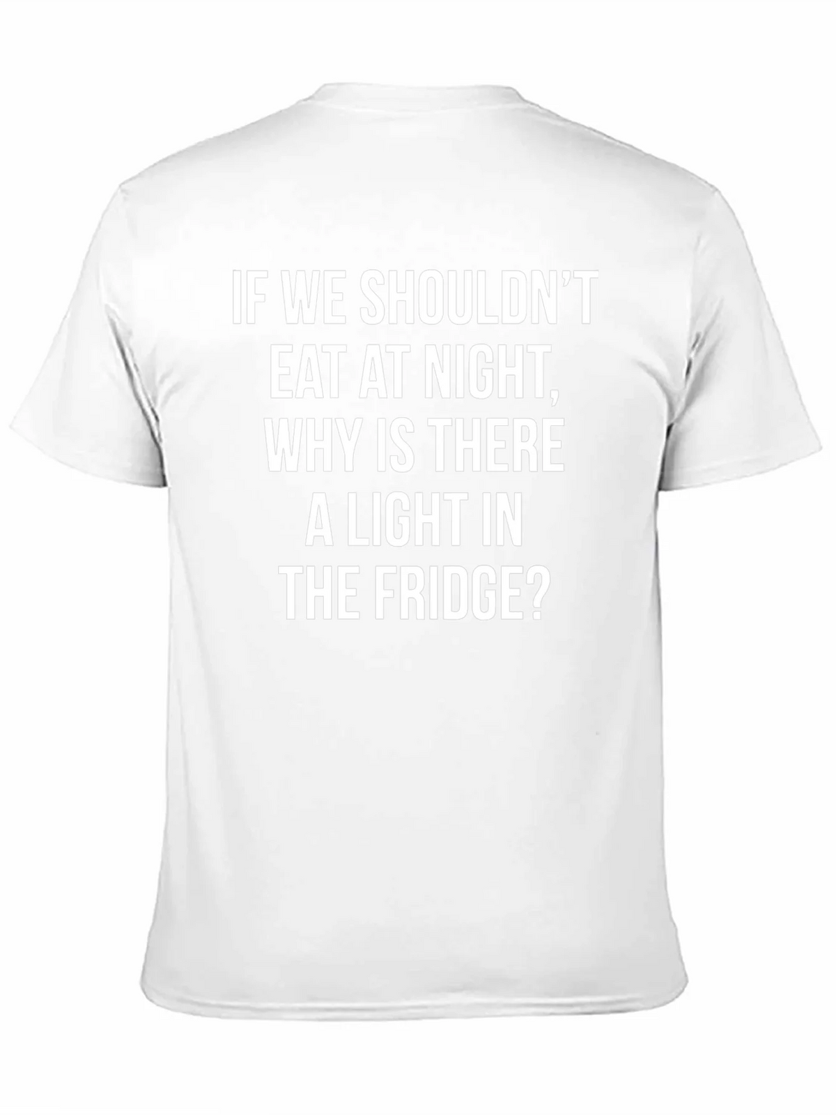 Funny Fridge Light T-Shirt - Midnight Snack Humor