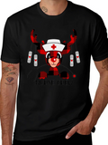 Nurse Crew Reindeer Christmas T-Shirt