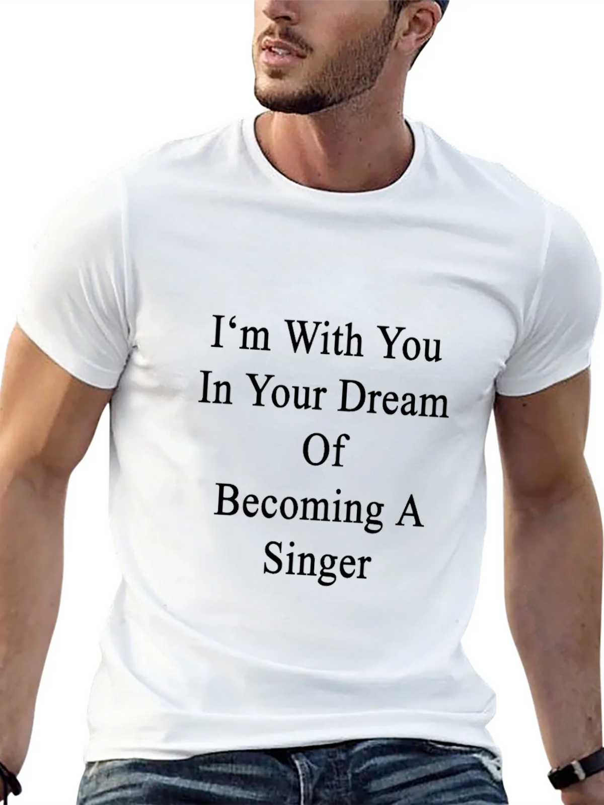Inspirational Singer Dream T-Shirt - Black