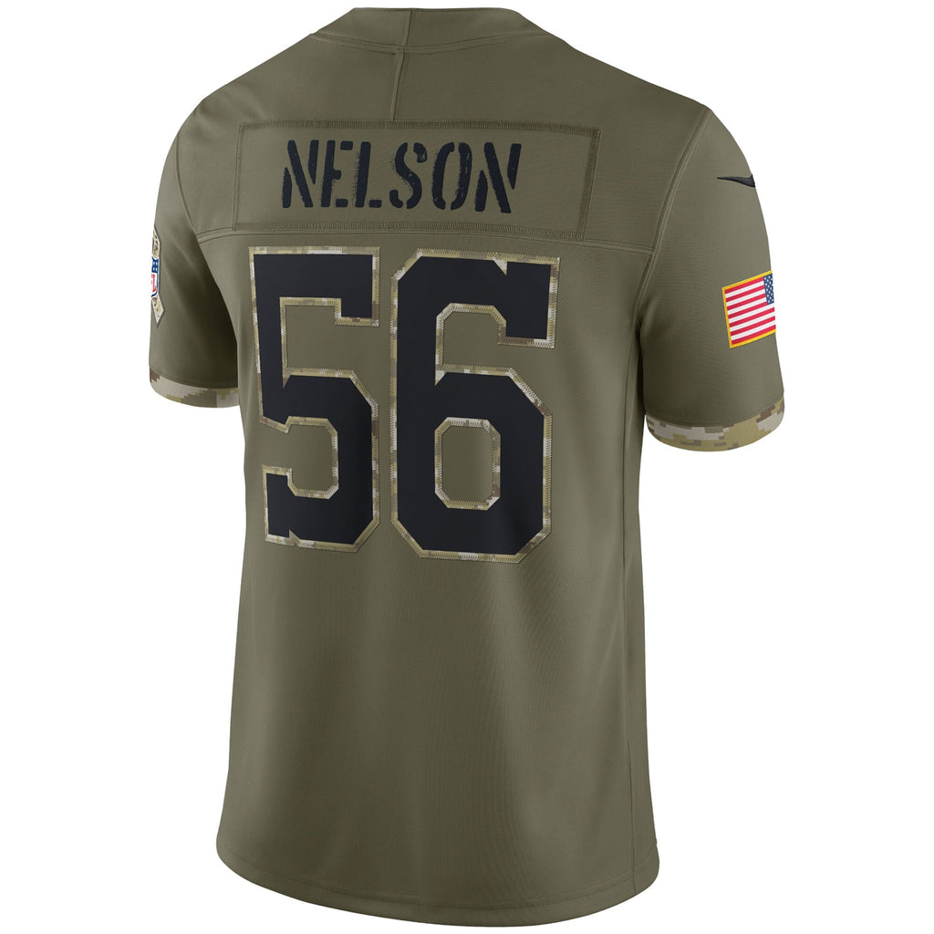 Quenton Nelson Indianapolis Colts Nike Salute To Service Limited Jersey - Olive