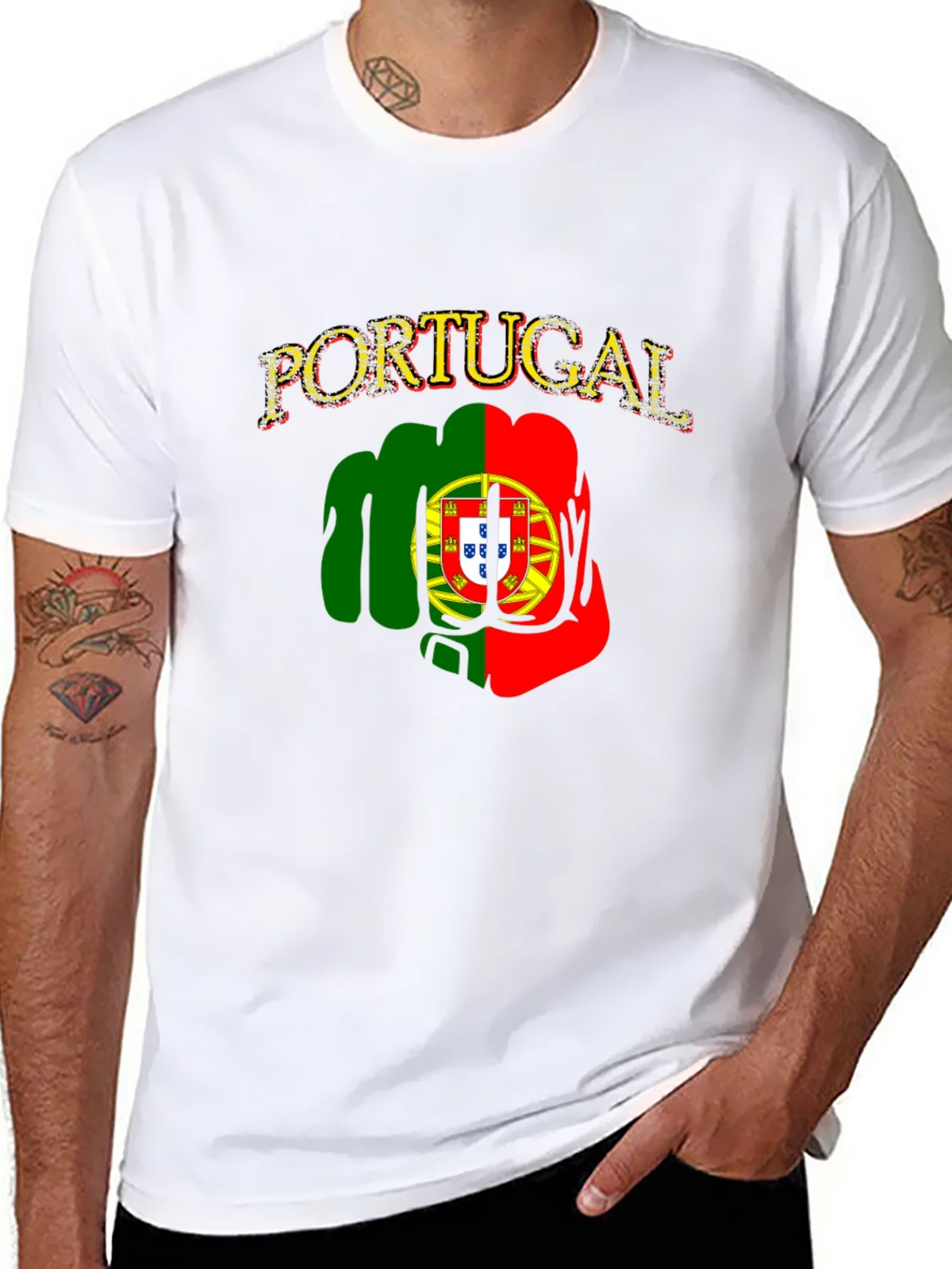 Portugal Fist Flag Pride T-Shirt