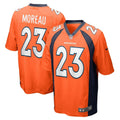 Fabian Moreau Denver Broncos Nike Team Game Jersey -  Orange