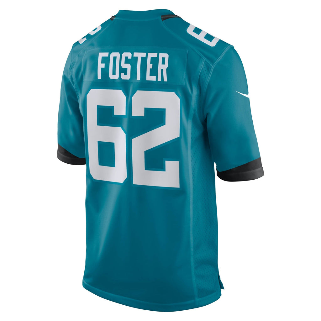 Javon Foster Jacksonville Jaguars Nike Team Game Jersey -  Teal